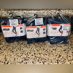 No Nonsense 3 New Pair Of Classic Indigo Denim Leggings Style NL2045 Dk Denim XL